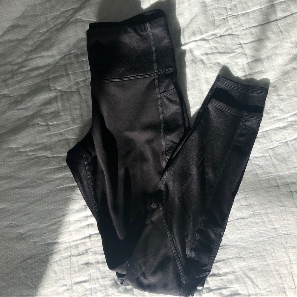 Cropped Thermal Athleta Leggings! Size S